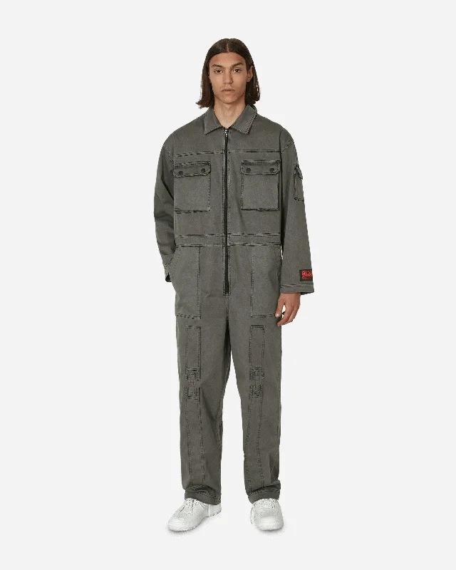 Classic Blue Men's JeansDUMBO Milano Imperfecta Jumpsuit Dark Grey