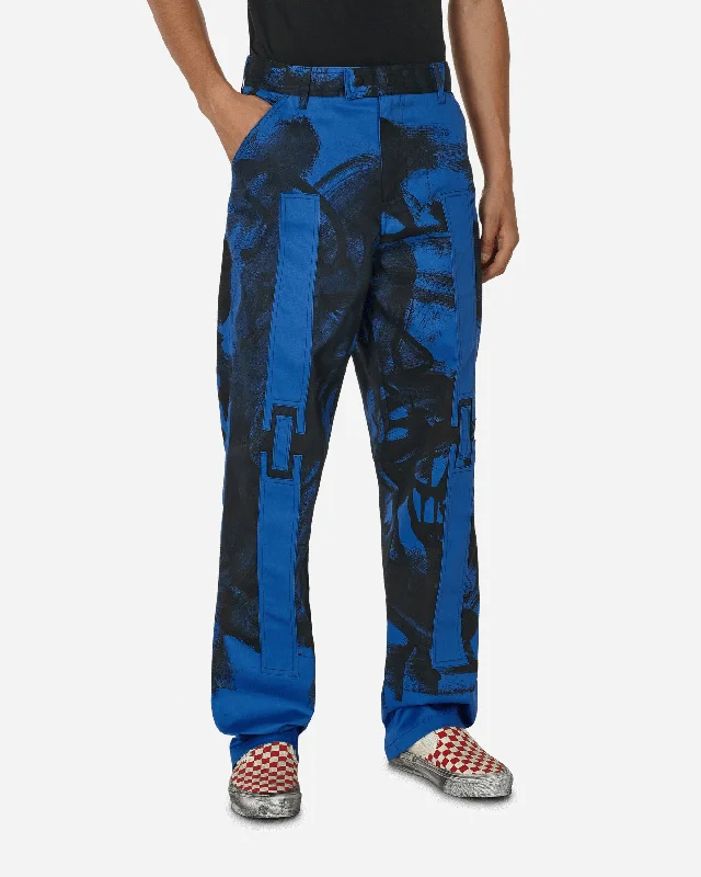 Cool Distressed Men's JeansDUMBO Milano Imperfecta Pants Blue