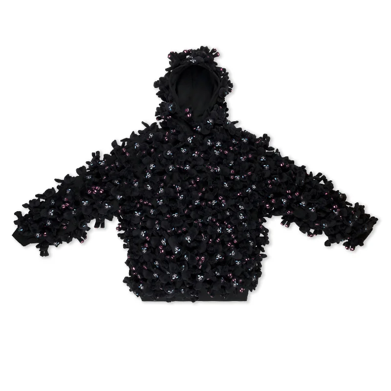 Men's Hoodies with Vintage StyleJermie Plush Hoodie (Black)
