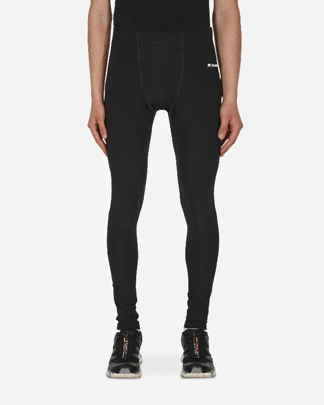 Casual Ripped Men's JeansTechnical Leggings Black