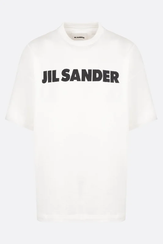 Men's Shirts for Outdoor Activitieslogo printed jersey oversized t-shirt