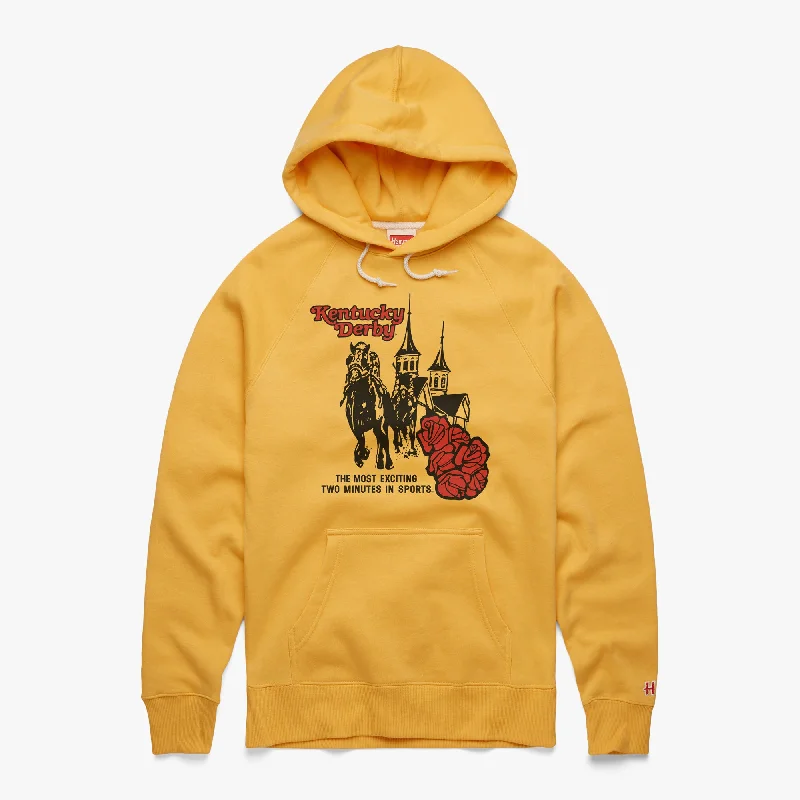Men's Hoodies with Built-In HeadphonesKentucky Derby Most Exciting Two Minutes Hoodie