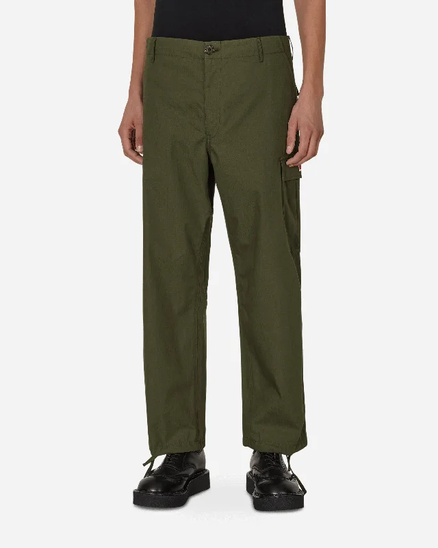 Relaxed-Fit Men's JeansCargo Trousers Green