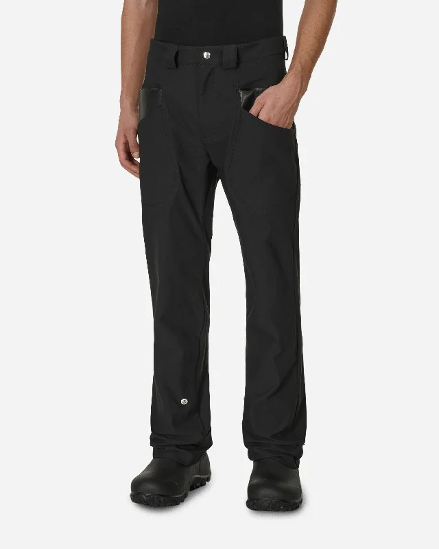 Wash and Wear Men's JeansMcNamara Uniform Trousers Jet Black