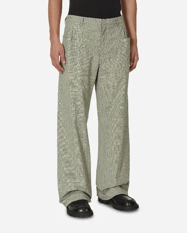 XL Men's JeansOrma Reversible Trousers Yellow Check