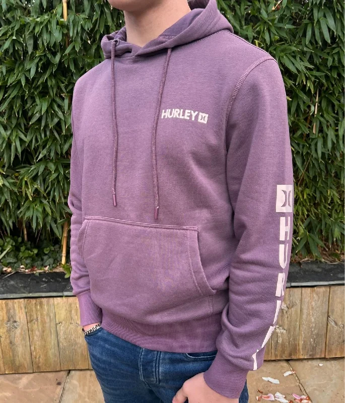 Men's Shirts with Patchwork SleevesLavender Hurley Seaside Hoodie