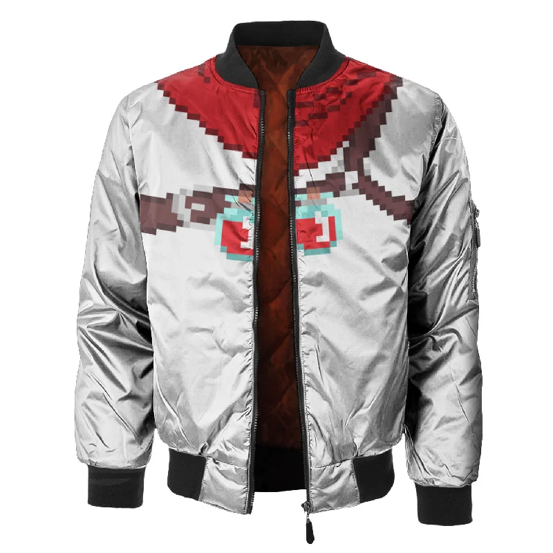Men's Coats with Multi-Pocket DesignLegendary Hero Bomber Jacket