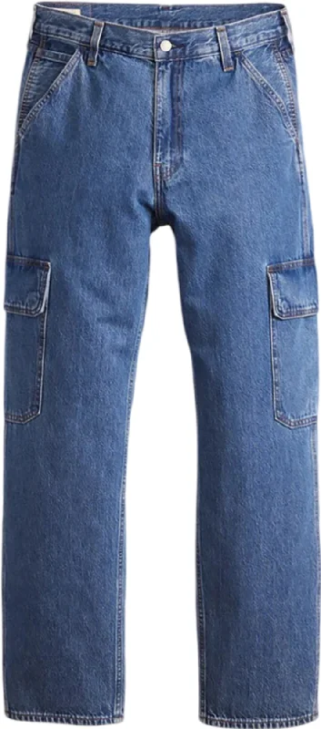 Men's Tapered Jeans568 Loose Straight Cargo Jeans - Men's|-|Jean Cargo Droit Ample 568 - Homme
