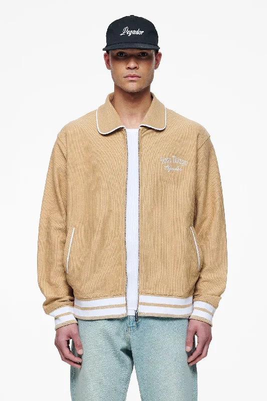 Men's Coats for Big and TallLivery Oversized Cord Jacket Espresso