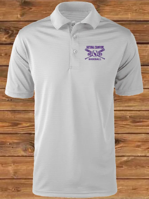 Men's Long-Sleeved ShirtsLSU Tigers 2023 CWS National Champions Polo Bats BA