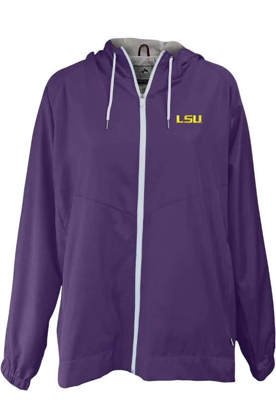 Men's Shirts with UV ProtectionLSU Tigers Jacket Kaylie Purple Full Zip