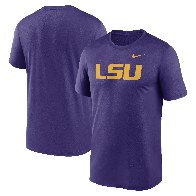 Stylish Men's HenleysLSU Tigers Men's Nike Legend Icon T-Shirt