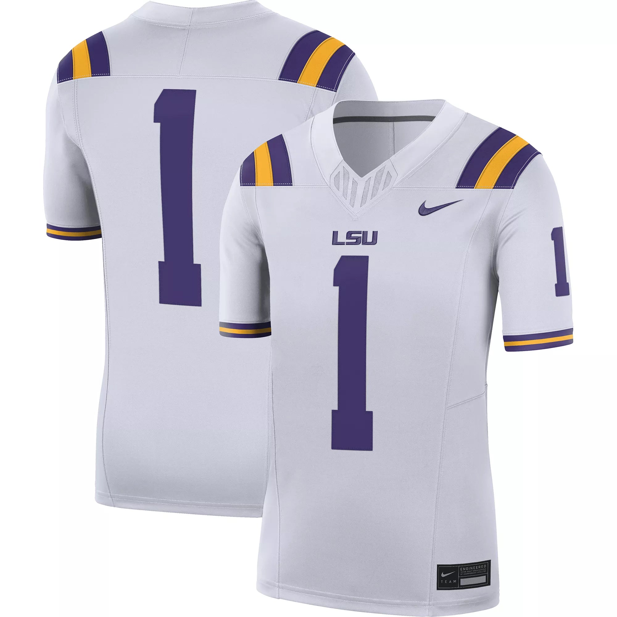 Men's Shirts with Hidden PocketsLSU Tigers Nike Jersey Game F24