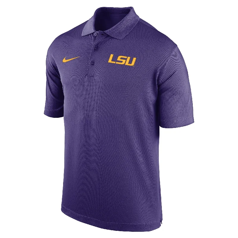 Men's Shirts with Graphic PrintsLSU Tigers Nike Men's Polo College Dri-fit