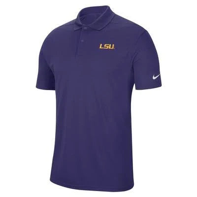 Men's Shirts for Beach OutingsLSU Tigers Nike Victory Solid Polo