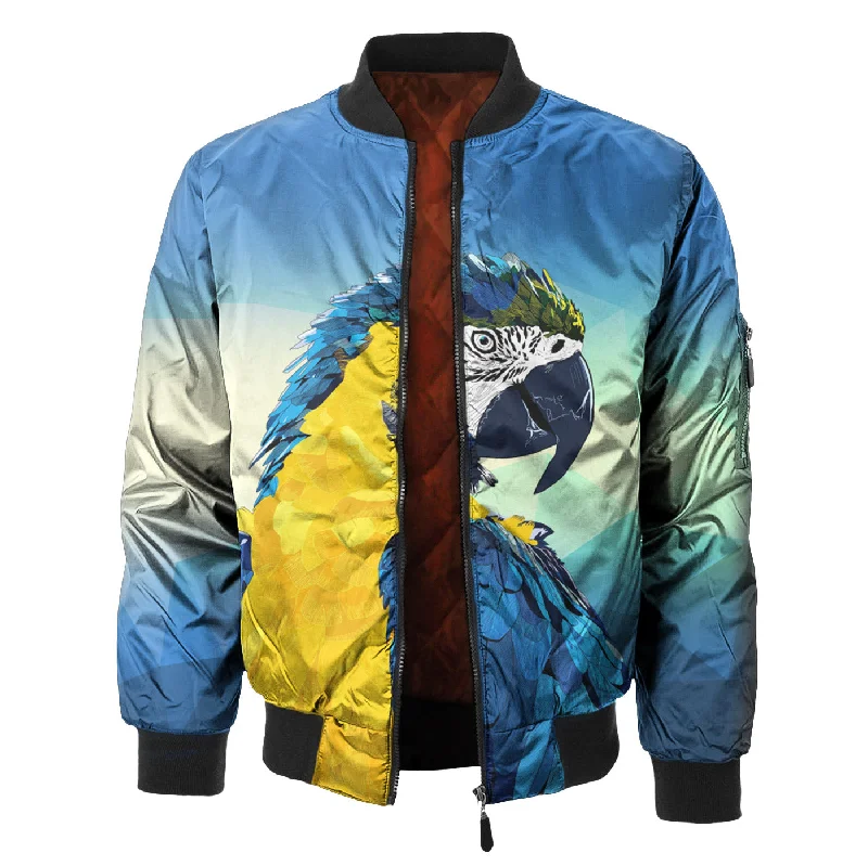 Men's Coats for Cold WeatherMacaw Bomber Jacket