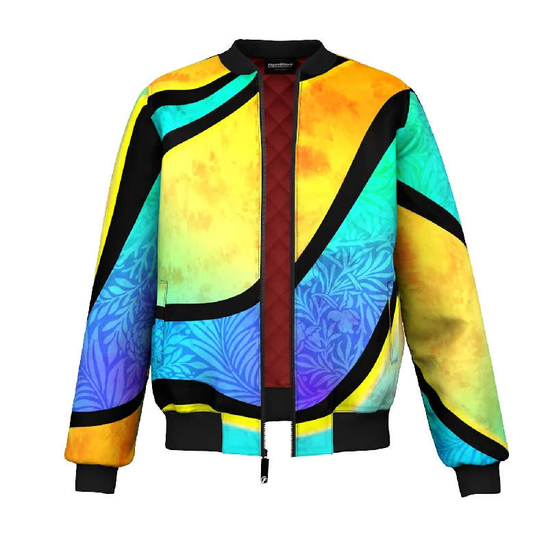 Men's Coats for Big and TallMandarinfish Bomber Jacket