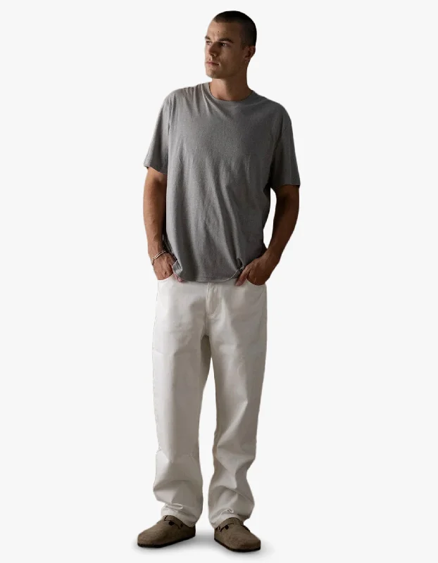 Cool Men's JeansClassic Denim Jean - White
