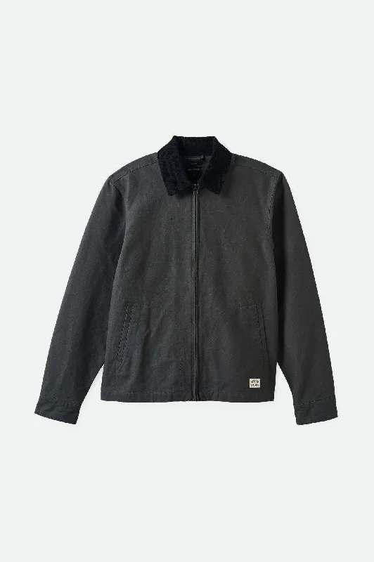 Men's Coats for Rainy WeatherMechanic Garage Jacket - Washed Black