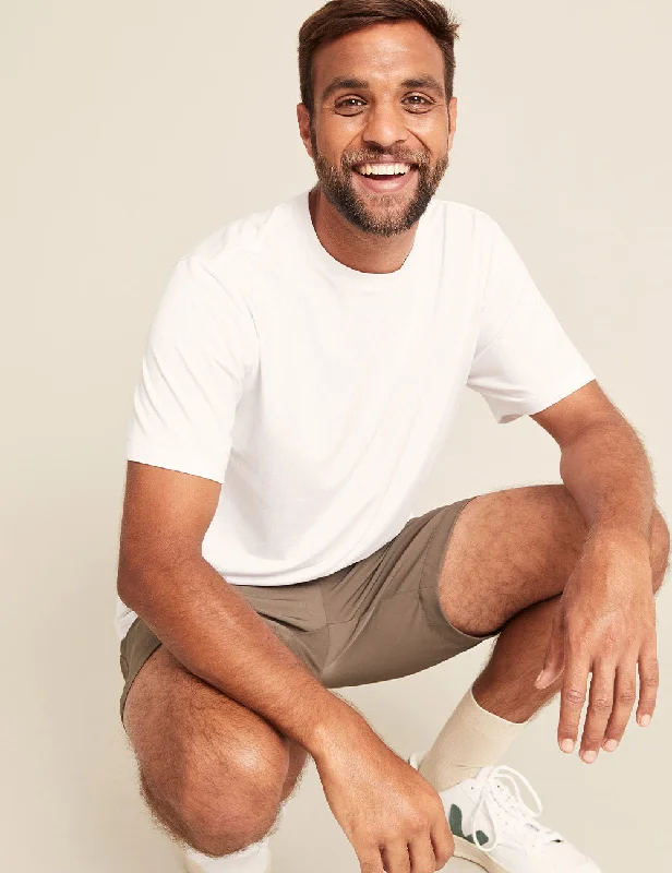 Stylish Men's HenleysMen's Classic Crew Neck T-Shirt - White