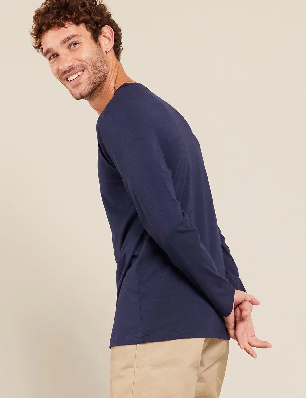 Men's Shirts for FishingMen's Classic Long Sleeve T-Shirt - Navy