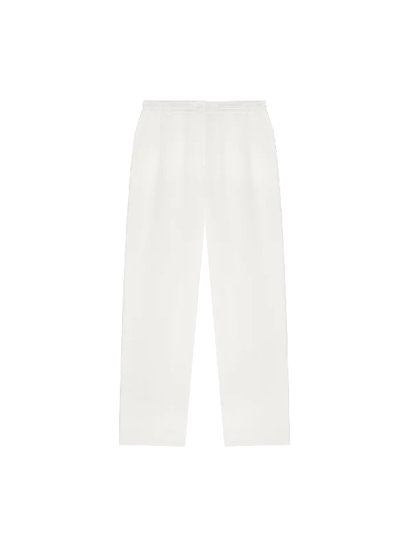 Men's Coats for Every OccasionMen's DNA Aloe Linen Trousers—off-white