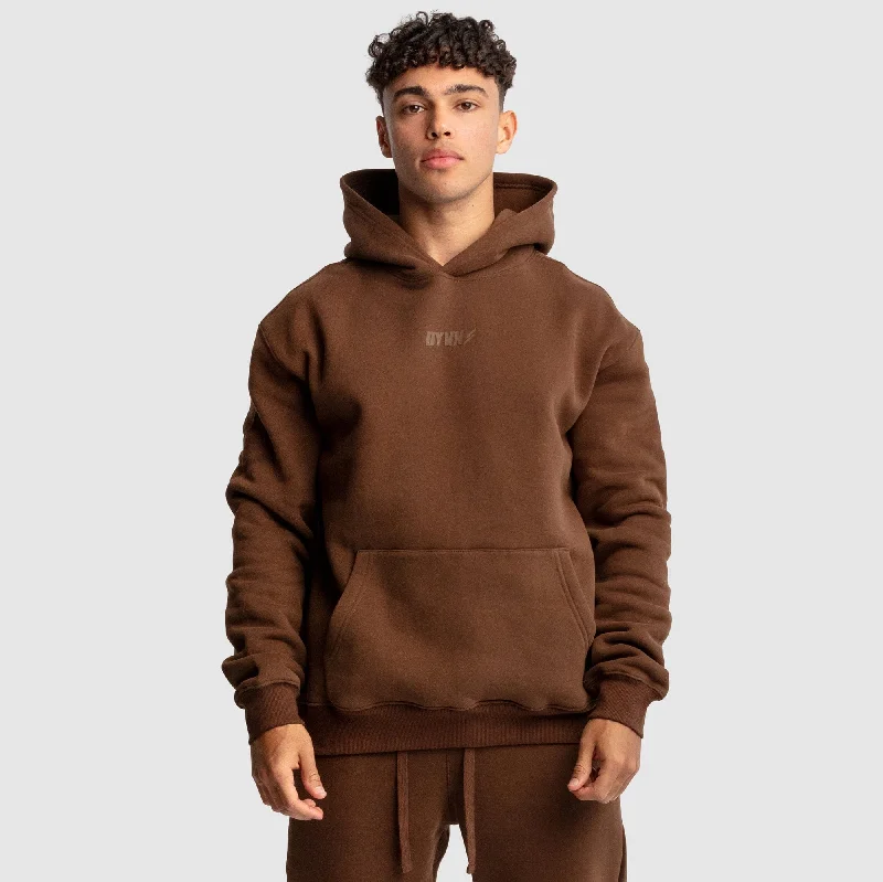 Men's Hoodies with Wind-Resistant FabricMen's DYVN Relaxed Fit Hoodie - Chocolate