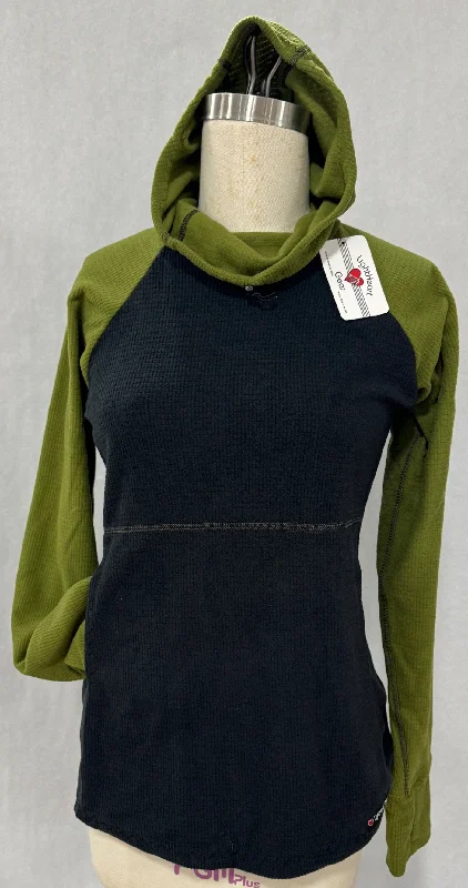 Functional Men's Workout HoodiesMen's Hoodie - Black w/ Olive sleeves & hood