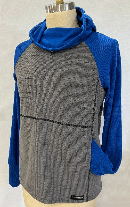 Men's Hoodies for Every BudgetMen's Hoodie - Gray w/ Blue sleeves & hood
