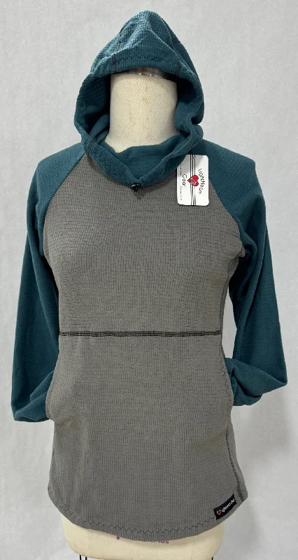 Men's Hoodies with Water-Repellent FabricMen's Hoodie - Gray w/ Moroccan sleeves & hood