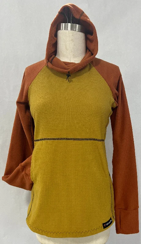 Men's Hoodies for RunningMen's Hoodie - Mustard  w/ Terracotta sleeves & hood