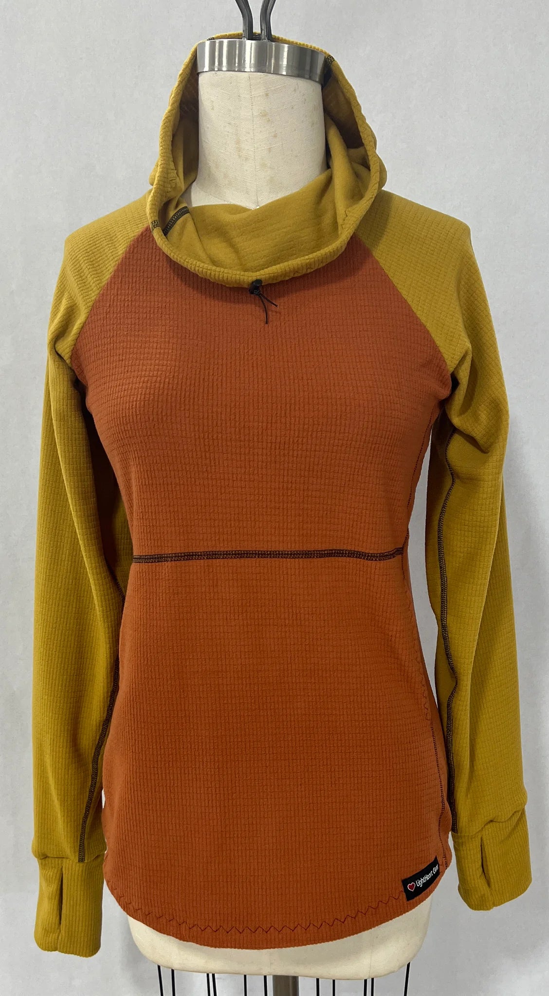 Men's Hoodies for Every OccasionMen's Hoodie - Terracotta w/ Mustard sleeves & hood