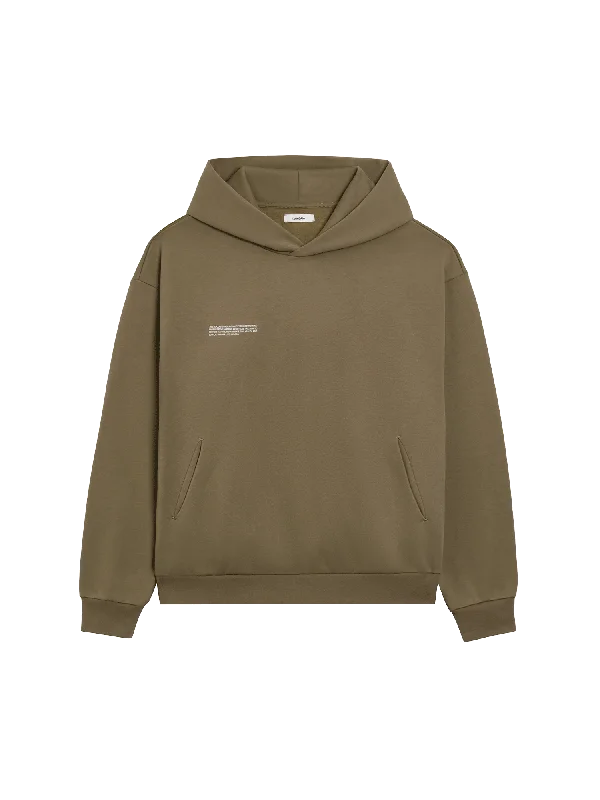 Men's Coats with Water-Repellent FabricMens In Conversion Cotton Hoodie—carbon brown