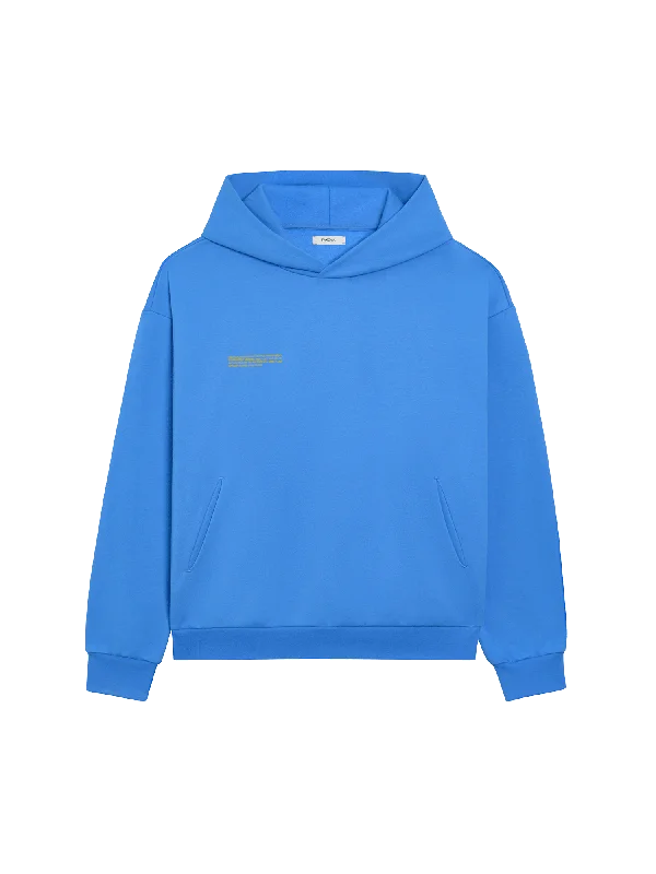 Men's Coats with Military InfluenceMens Archive In Conversion Cotton Hoodie—water blue