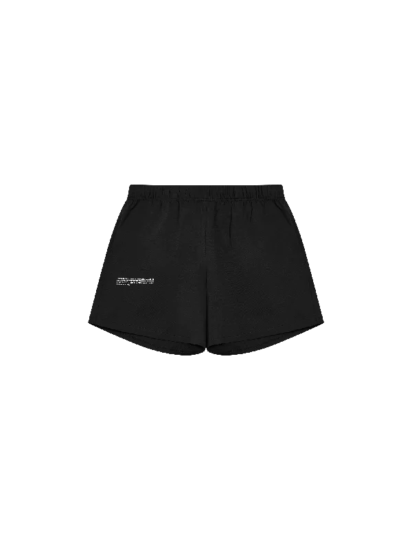 Weather-Resistant Men's CoatsMens Organic Cotton Pajama Loose Shorts with C-FIBER™—black