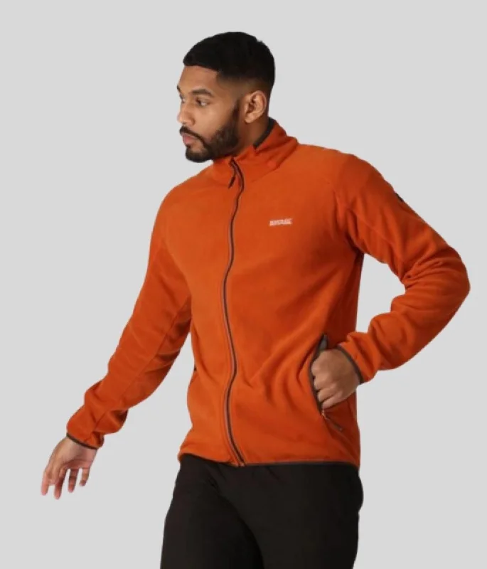 Men's Shirts with Wingtip CollarsMens Orange Hadfield Fleece Jacket