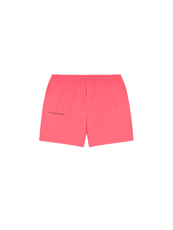 Men's Coats with Hidden PocketsMens Archive Cotton Poplin Elasticated Shorts—lotus pink