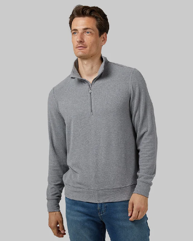 Men's Sweaters with Skinny FitsMEN'S SWEATER KNIT 1/4 ZIP TOP