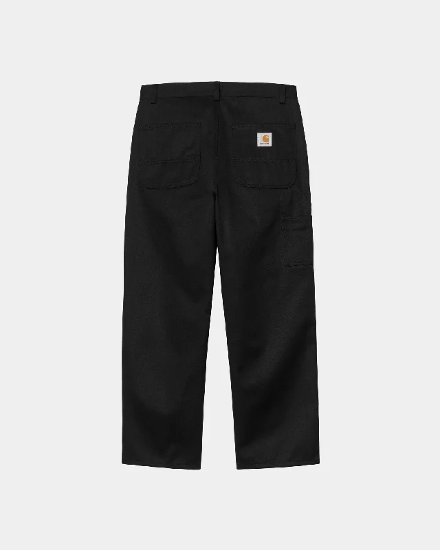 High-Waisted Men's JeansMidland Single Knee Pant | Black (rigid)