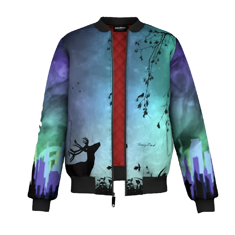 Comfortable Men's ParkasMistiness Bomber Jacket