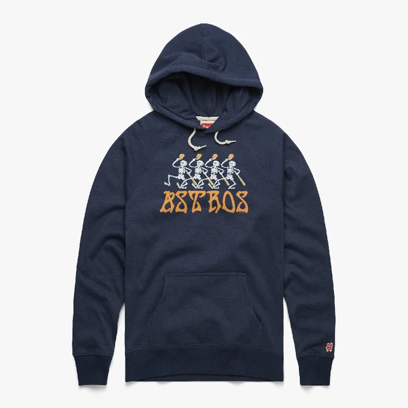 Men's Hoodies with Zipper DetailsMLB x Grateful Dead x Astros Hoodie