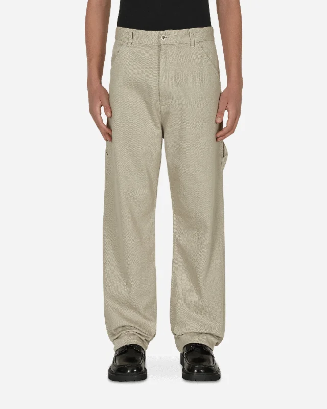Zip-Fly Men's JeansCarpenter Pants Beige