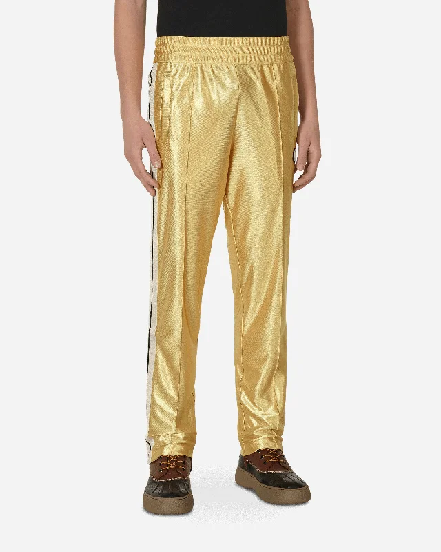 Best Fitting Men's Jeans8 Moncler Palm Angels Glossy Sweatpants Yellow