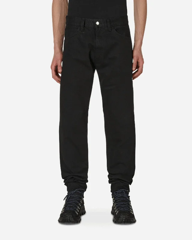 Designer Men's Jeans7 Moncler FRGMT Hiroshi Fujiwara Black Wash Jeans Black