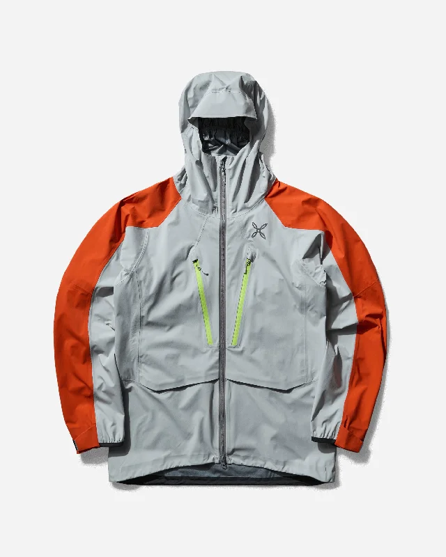 Practical Men's RaincoatsMen's Reactive Jacket Quiet Grey / Orange