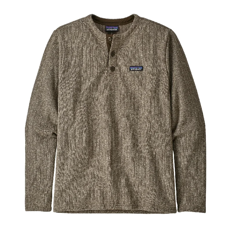 Men's Sweaters with Pockets and ZippersM's Better Sweater® Henley Pullover