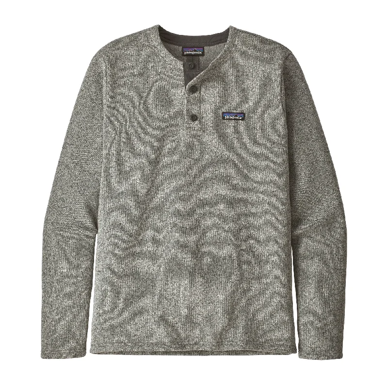 Men's Sweaters with Built-In ScarvesM's Better Sweater® Henley Pullover