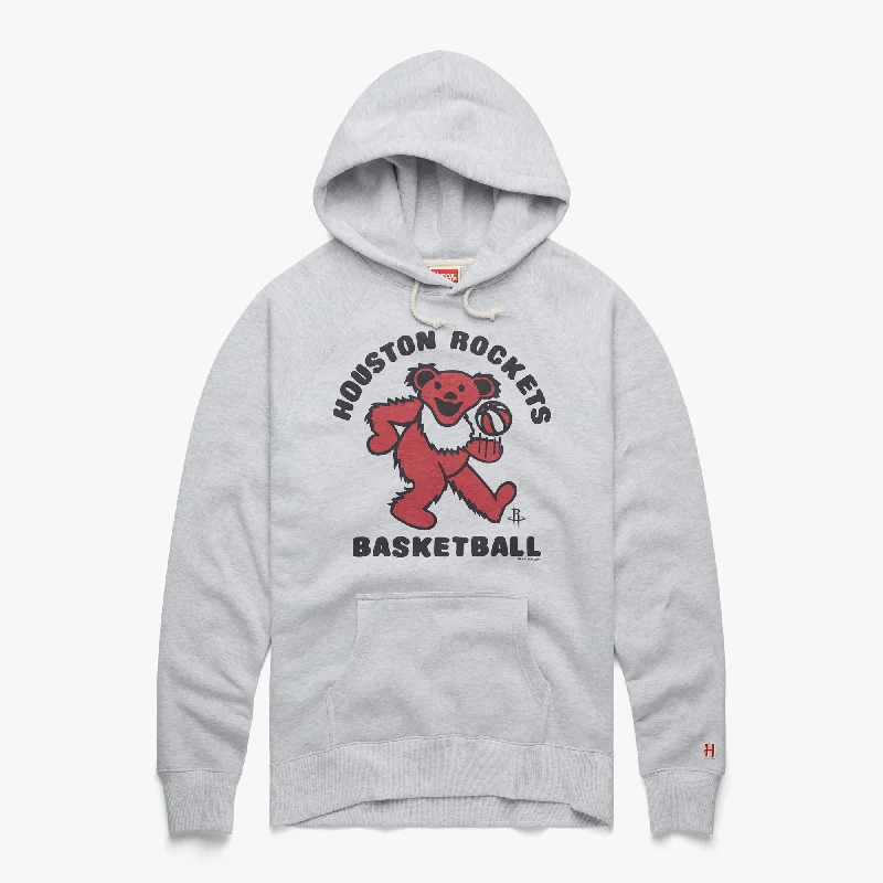 Men's Hoodies with Zippered PocketsNBA x Grateful Dead x Rockets Hoodie