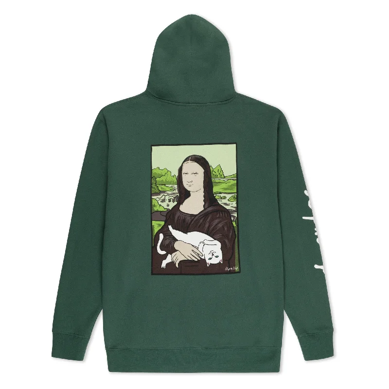 Men's Hoodies with ThumbholesNermal Lisa Hoodie (Alpine Green)