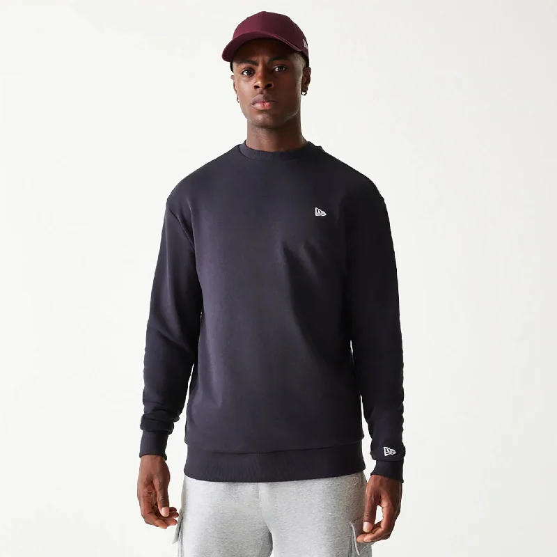 Men's Sweaters with Belt LoopsNew Era Essential Navy Oversized Crewneck Sweater